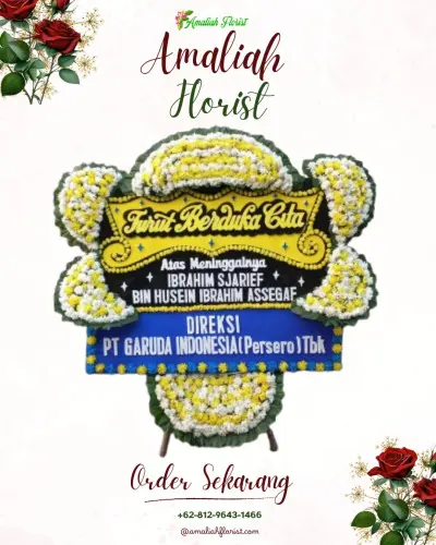 Papan Bunga Duka di Pandowoharjo