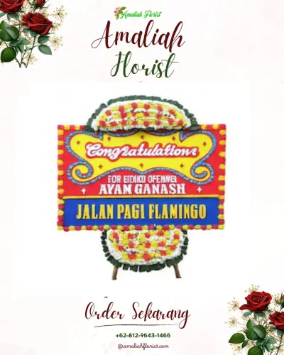 Bunga Papan Congratulation di Pandowoharjo